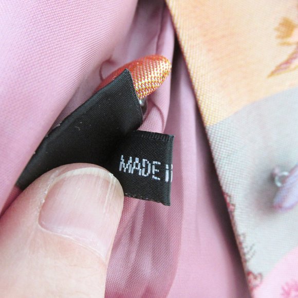 Christian Lu Paris Silk/Rayon Jacket Fits S/M - Picture 8 of 11